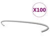 vidaXL ガビオンフック 100点セット 亜鉛メッキ鋼製 30cm
