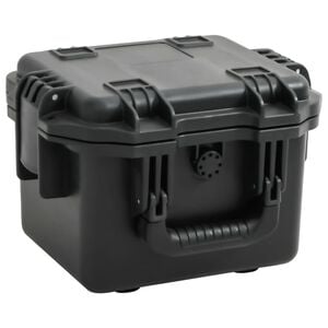vidaXL ポータブルフライトケース ブラック 30x24.5x20 cm PP