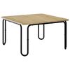vidaXL コーヒーテーブル ソノマオーク 79.5 x 79.5 x 45 cm エンジニアードウッド