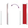 vidaXL 引き込み式サイドオーニング 160x500cm レッド