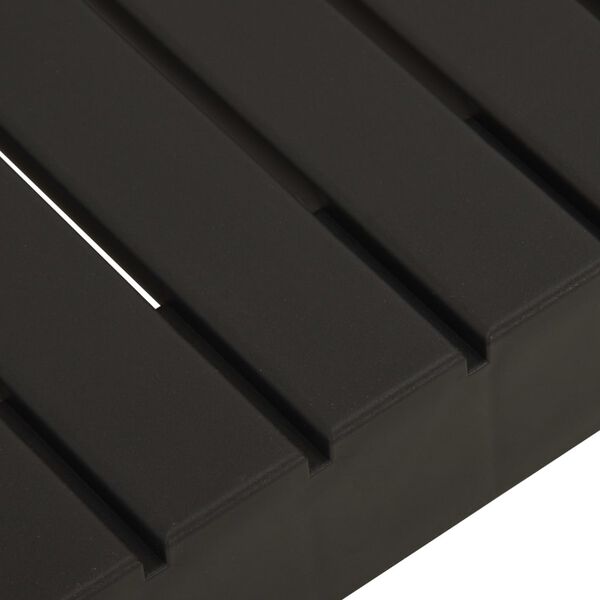 vidaXL ガーデンラウンジテーブル プラスチック製 グレー