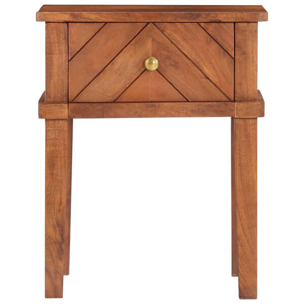 vidaXL ベッドサイドキャビネット 40x40x50cm アカシア無垢材