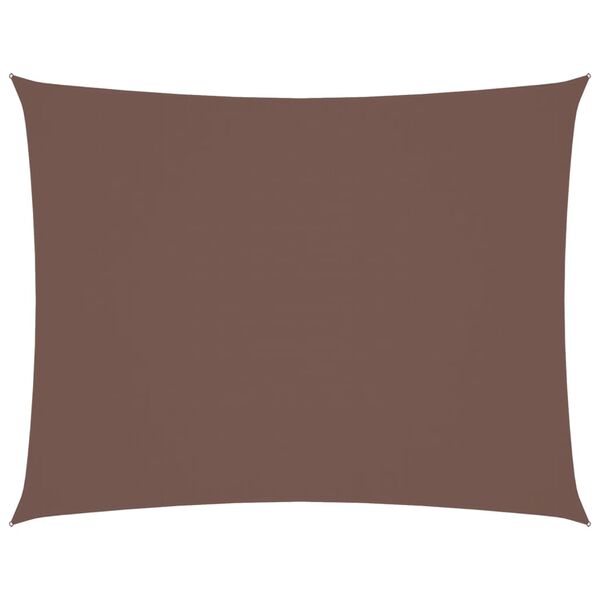 vidaXL サンシェードセイル 2x3.5m 長方形 オックスフォード生地 ブラウン