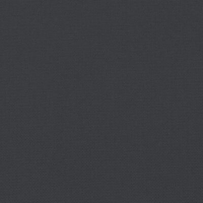 vidaXL サンラウンジャークッション ブラック 200x70x3cm オックスフォードファブリック