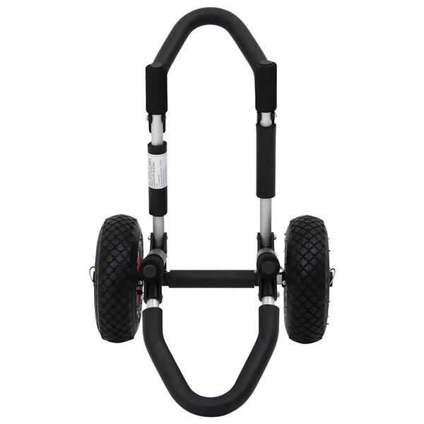 vidaXL SUP サーフボード用折りたたみ式トロリー 耐荷重45kg アルミニウム製