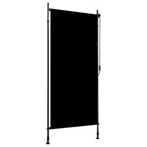 vidaXL 屋外用ローラーブラインド 100x270cm アントラシート