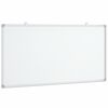 vidaXL マグネット式ホワイトボード 100x50x1.7cm アルミニウム製