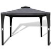 vidaXL ガゼボ ルーフ付き 3x3m ダークグレー