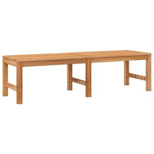 vidaXL ガーデンベンチ 150cm チーク無垢材