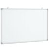 vidaXL マグネット式ホワイトボード 80x50x1.7cm アルミニウム製