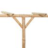 vidaXL パーゴラ 竹製 385x40x205cm