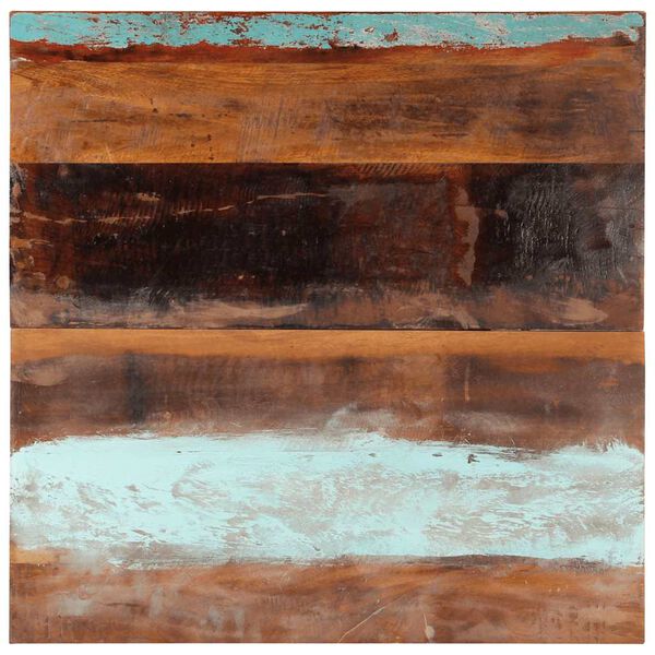 vidaXL テーブルトップ スクエア 80x80cm 25-27mm 無垢の再生木材