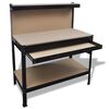 vidaXL ハンガーボードと引き出し付き ワークベンチ