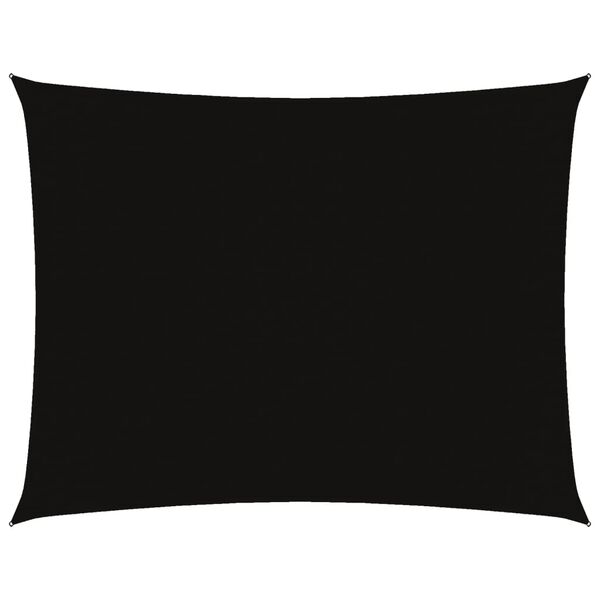 vidaXL サンシェードセイル 3x6m 長方形 オックスフォード生地 ブラック
