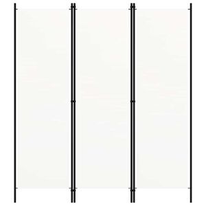 vidaXL 間仕切り 3枚パネル り ホワイト 150x180cm