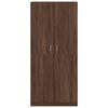 vidaXL ワードローブ ブラウンオーク 90x52x200cm エンジニアリングウッド
