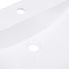vidaXL ドロップイン型 洗面ボウル 800x460x130mm SMC製 ホワイト