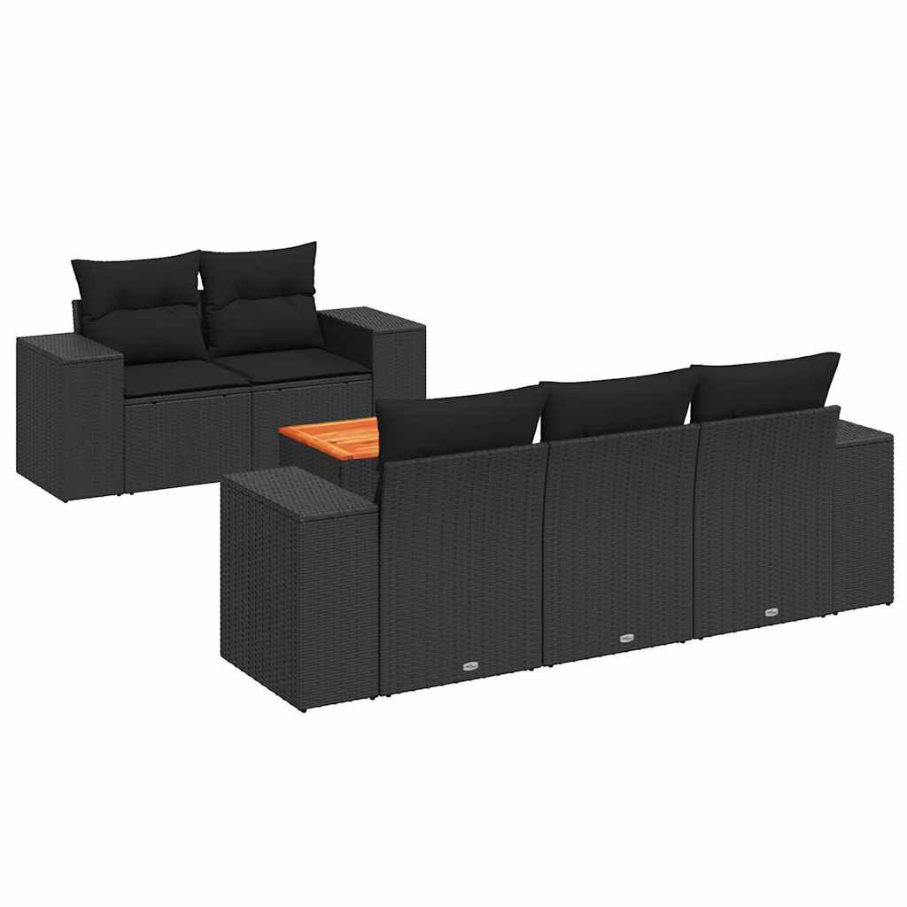 vidaXL 竹製ラブシート ガーデンソファ（クッション付き） vidaXL 竹製