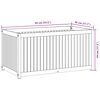 vidaXL ガーデンプランター 85x45x44cm 無垢材（アカシア材）とスチール製