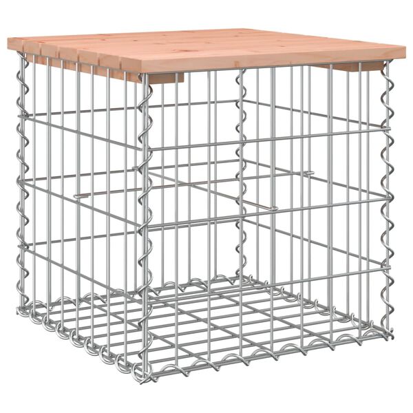 vidaXL ガーデンベンチ 蛇籠デザイン 43x44x42 cm ダグラス無垢材