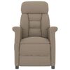 vidaXL リクライニングチェア トープ スエード調 合成皮革
