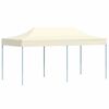 vidaXL 折り畳み式ポップアップテント 3 x 6 m クリームホワイト
