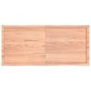 vidaXL テーブルトップ ライトブラウン 140x60x(2-4) cm 加工済み無垢材 ライブエッジ