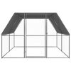 vidaXL 屋外鶏小屋 3x4x2m 亜鉛メッキ鋼製