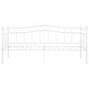 vidaXL ソファベッドフレーム ホワイト 金属製 90x200cm