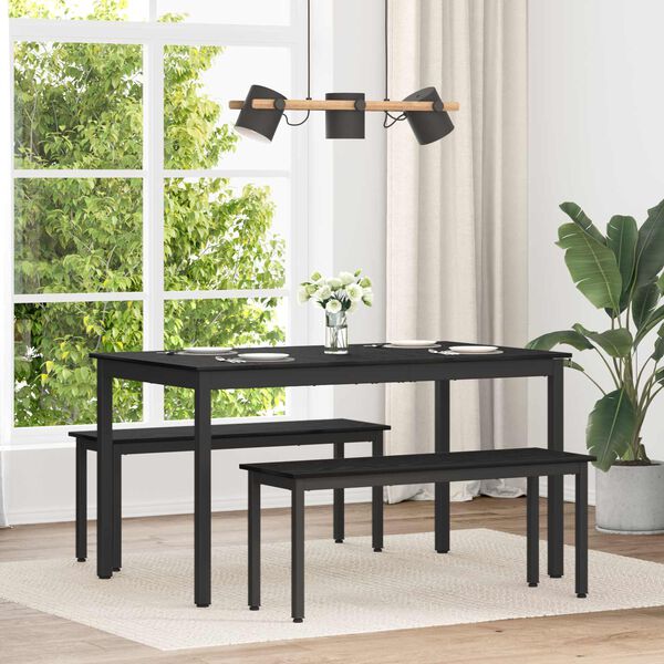 vidaXL ダイニングテーブル 金属