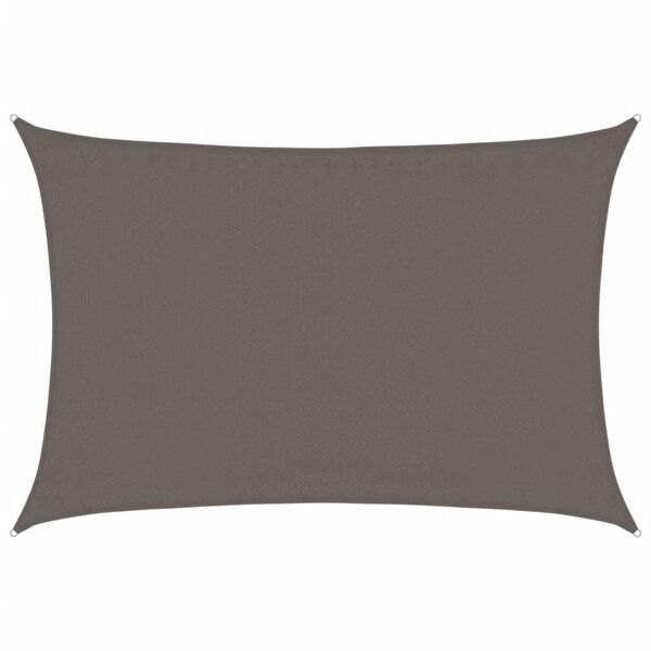 vidaXL サンシェードセイル 160g/m² アントラシート 3.5x5m 高密度ポリエチレン