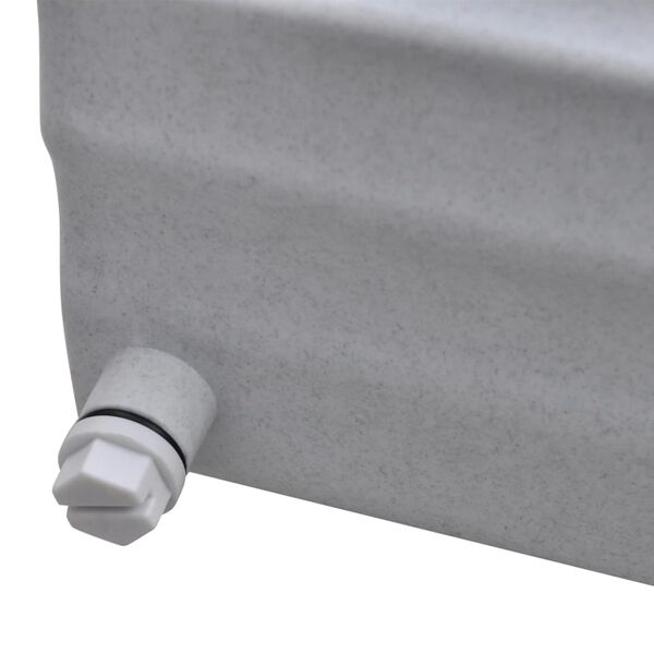 vidaXL プール噴水 LEDライト付き 滝のカスケード型