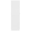vidaXL ワードローブ ホワイト 80x52x180cm エンジニアリングウッド