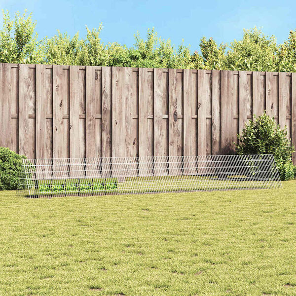 vidaXL ウサギケージ シルバー 650 x 55 x 55 cm 亜鉛めっき鋼