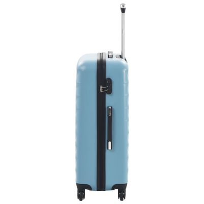 vidaXL ハードスーツケース3点セット ブルー ABS製