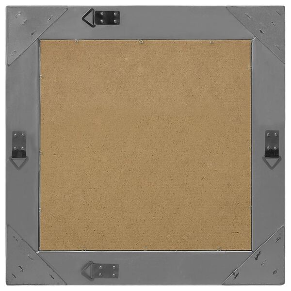 vidaXL ウォールミラー バロック調 50x50cm ブラック