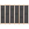 vidaXL 6枚パネル 間仕切り 240x170x4cm 布製