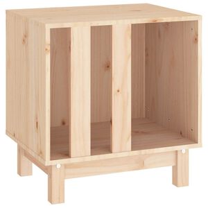 vidaXL ドッグハウス 50x40x52 cm 無垢材 パイン材