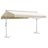 vidaXL 自立型オーニング 500&times;300cm クリーム