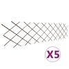 vidaXL ウィロートレリス フェンス 5面 180x60cm