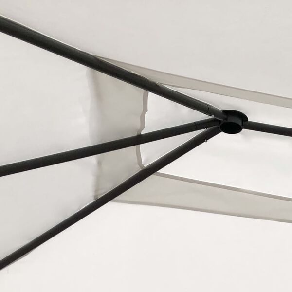 vidaXL ガゼボ 3x4x2.6m クリーム 160g/m&sup2;