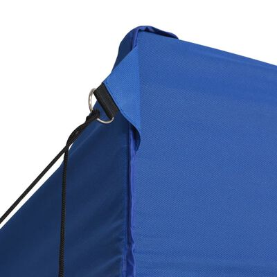 vidaXL 折り畳み式ポップアップテント 側壁4枚付 3 x 4.5 m ブルー