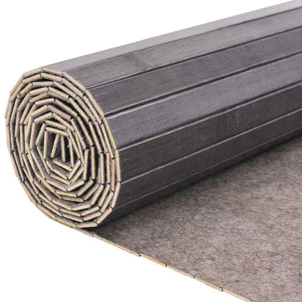 vidaXL 間仕切り 竹製 幅250cm 高さ165cm グレー