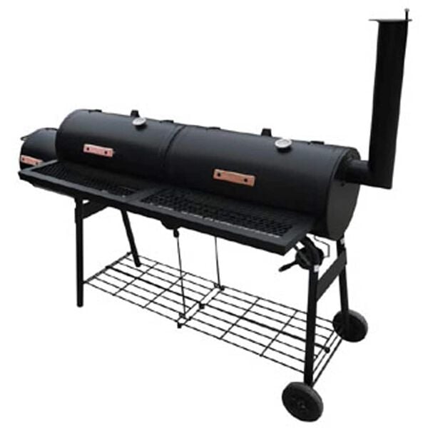 vidaXL スモーカー BBQ ネバダ XL ブラック