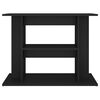 vidaXL 水槽スタンド ブラック 80x35x60 cm エンジニアリングウッド