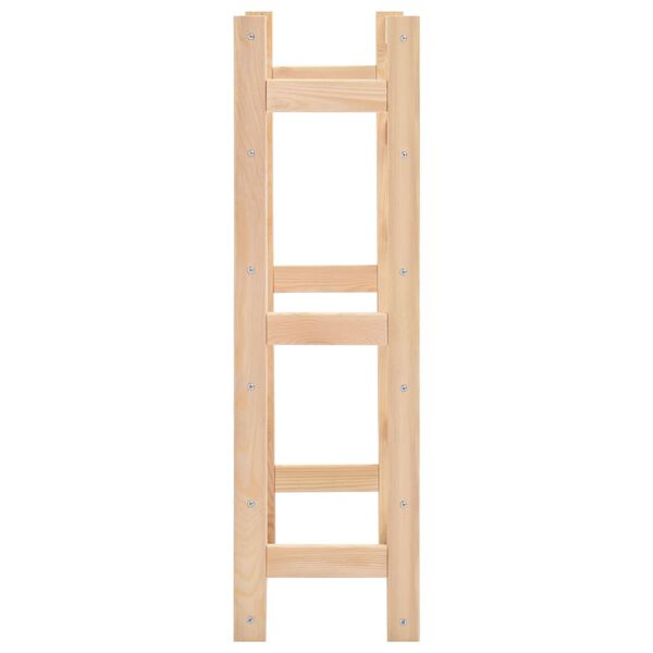 vidaXL ワインラック ボトル30本 無垢のパインウッド