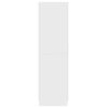 vidaXL 収納キャビネット 薬 ホワイト 30x42.5x150 cm エンジニアリングウッド