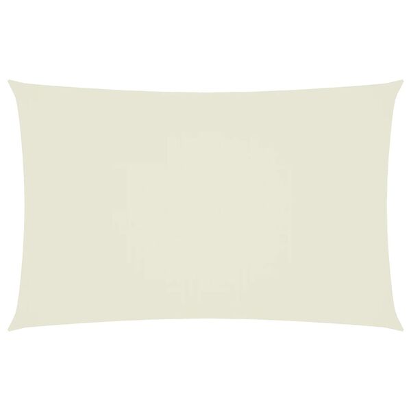 vidaXL サンシェードセイル 5x8m 長方形 オックスフォード生地 クリーム