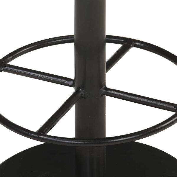 vidaXL バースツール ダメージグレー 本山羊革製