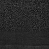 vidaXL バスタオルセット 2点 綿製 450gsm 100x150cm ブラック